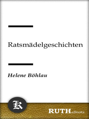 cover image of Ratsmädelgeschichten